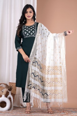 JAATNI Women Kurta Dupatta Set