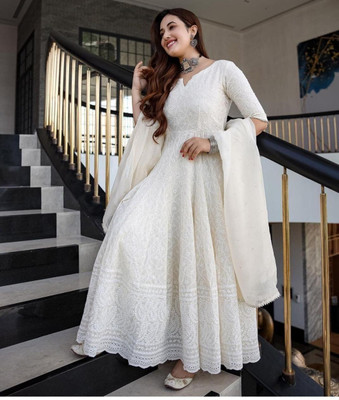 HOUSE OF COMMON Embroidered Kurta, Trouser/Pant & Dupatta Set