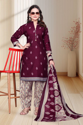 SIMPLYETHNIC Printed Kurta, Salwar & Dupatta Set