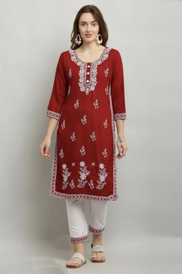 MITALCRIATION Embroidered Kurta, Trouser/Pant & Dupatta Set