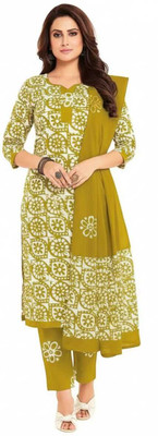mumaas Printed Kurta, Trouser/Pant & Dupatta Set