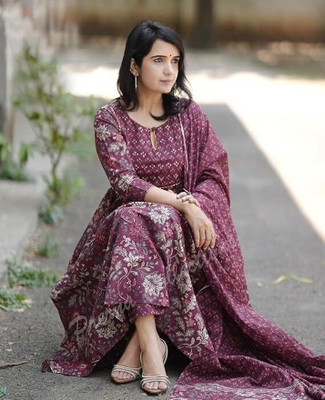 PARTHVI Printed Kurta, Trouser/Pant & Dupatta Set