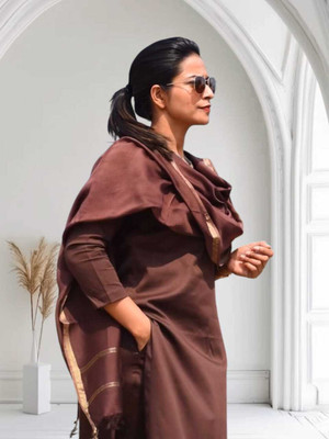 Joyfinity Solid Kurta, Salwar & Dupatta Set