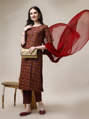 berrylicious Women Kurta Pant Dupatta Set