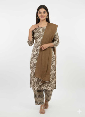 ARATIENTERPRISE Embroidered Kurta, Trouser/Pant & Dupatta Set