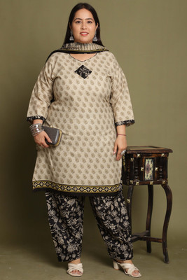 Rajnandini Printed Kurta, Patiala & Dupatta Set