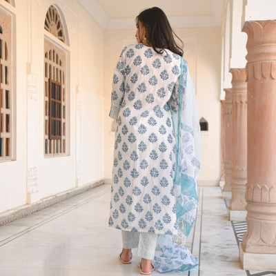HouseOfCommon Women Kurti Pant Dupatta Set