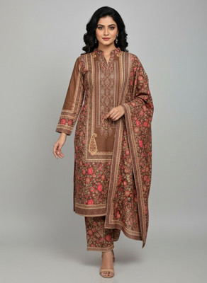 SRIIVA Paisley Kurta, Palazzo & Dupatta Set