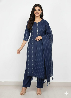 alliance collection Women Kurti Pant Dupatta Set