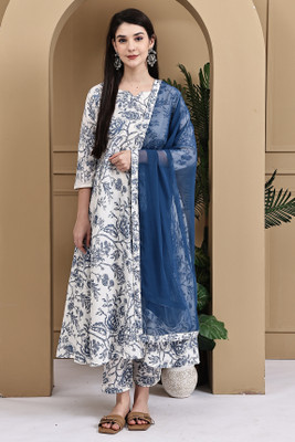 Rajnandini Printed Kurta, Trouser/Pant & Dupatta Set
