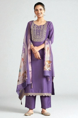 Ayesha Fashion Embroidered Kurta, Trouser/Pant & Dupatta Set