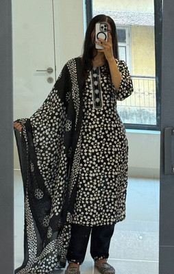 utsav fashion Printed Kurta, Trouser/Pant & Dupatta Set