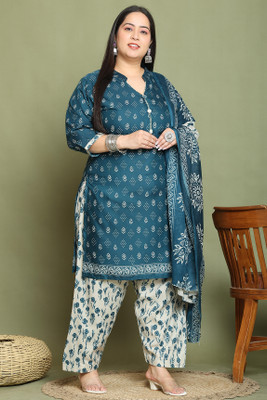 RolyPoly Printed Kurta, Patiala & Dupatta Set