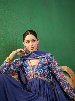 Kvsfab Embroidered Kurta, Trouser/Pant & Dupatta Set