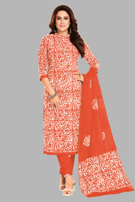 SHREE JEENMATA COLLECTION Printed Kurta, Churidar & Dupatta Set