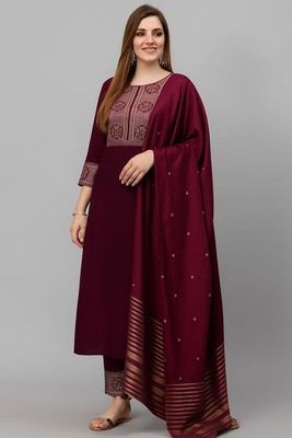 thegoodstore Printed Kurta, Trouser/Pant & Dupatta Set