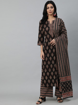 Nayo Printed Kurta, Palazzo & Dupatta Set