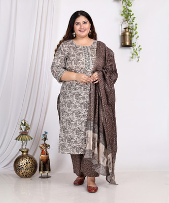 Swasti Floral Print Kurta, Trouser/Pant & Dupatta Set