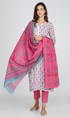 RATAN Printed Kurta, Trouser/Pant & Dupatta Set