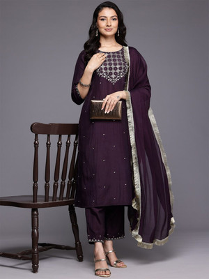 iHIYAzz ENTERPRISE Embroidered Kurta, Trouser/Pant & Dupatta Set