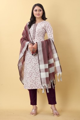 Jyoti Creation Printed Kurta, Salwar & Dupatta Set