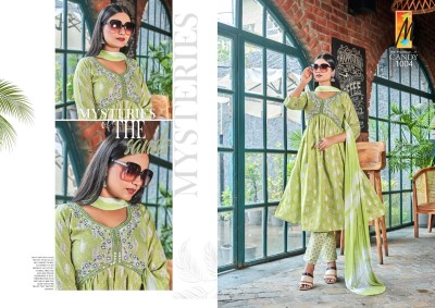 Vimi Solid Kurta, Churidar & Dupatta Set