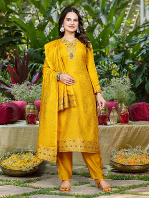 HB Fashion Printed Kurta, Trouser/Pant & Dupatta Set
