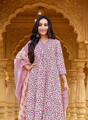 Royal Export Printed Kurta, Trouser/Pant & Dupatta Set