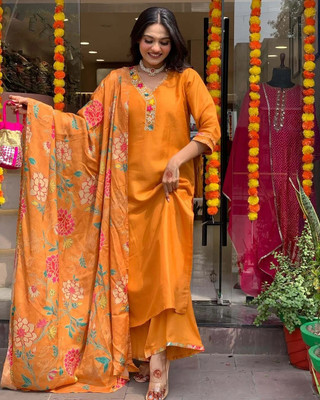 FashionEthenic Printed Kurta, Salwar & Dupatta Set