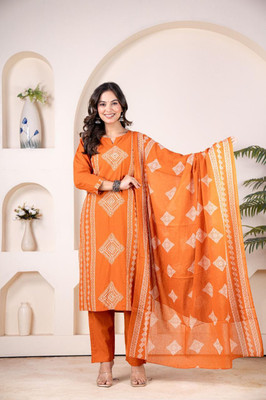 DARVIKAA COLLECTION Printed Kurta, Trouser/Pant & Dupatta Set