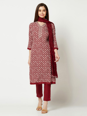 IMARA Printed Kurta, Trouser/Pant & Dupatta Set