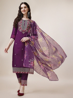 berrylicious Women Kurta Pant Dupatta Set