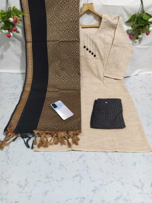 Ary collection Self Design Kurta, Trouser/Pant & Dupatta Set