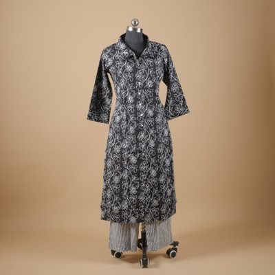 Shreyasstore Floral Print Kurta, Salwar & Dupatta Set
