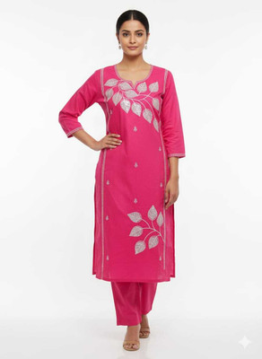 ARATIENTERPRISE Embroidered Kurta, Trouser/Pant & Dupatta Set