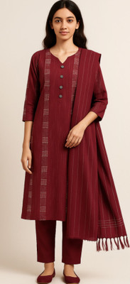HOC's Printed Kurta, Trouser/Pant & Dupatta Set
