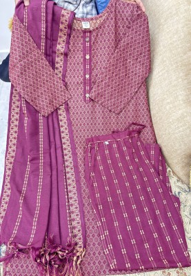 Toptop Woven Kurta, Trouser/Pant & Dupatta Set