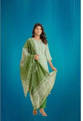 Jaipur fashion factory Self Design Kurta, Trouser/Pant & Dupatta Set