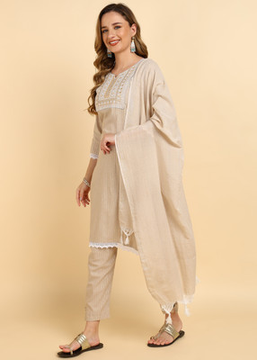 Zaki collection Embroidered Kurta, Trouser/Pant & Dupatta Set