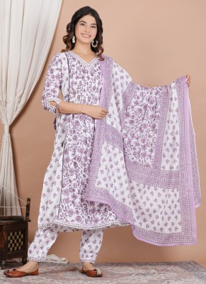 oojasvi fashion Printed Kurta, Palazzo & Dupatta Set