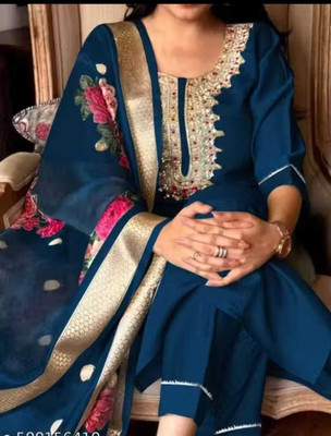 Suhani Fashion Self Design Kurta, Salwar & Dupatta Set