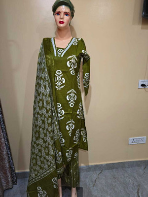 kaushlya collection Floral Print Kurta, Trouser/Pant & Dupatta Set