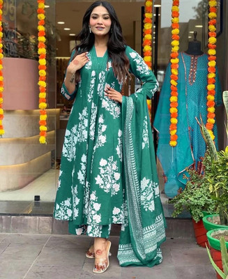 IRAKSU Women Kurti Pant Dupatta Set