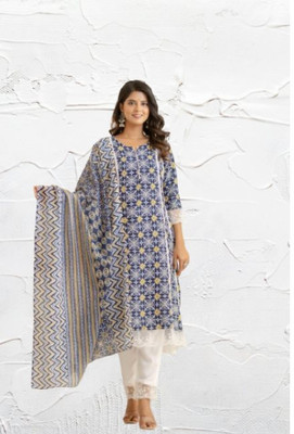 Jaipur fashion factory Printed Kurta, Trouser/Pant & Dupatta Set