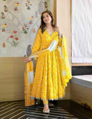 RAJVESH FASHION Women Kurta Pant Dupatta Set