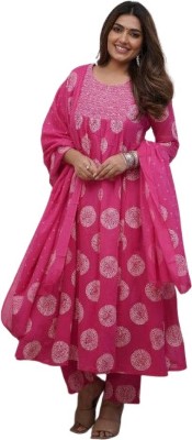 Karovi Fashion Printed Kurta, Patiala & Dupatta Set