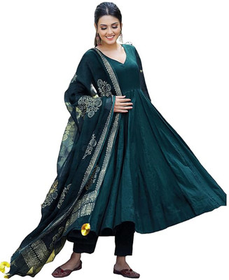 Shivam Collections Women Kurta Churidar Dupatta Set