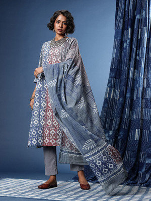 Taavi Printed Kurta, Trouser/Pant & Dupatta Set