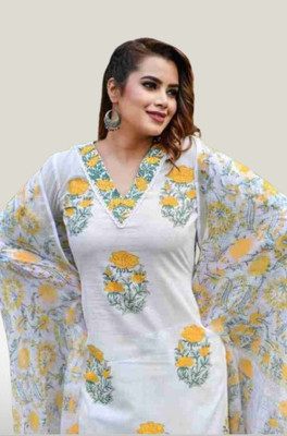 anuuradha creation Women Kurta Palazzo Ethnic Jacket Set