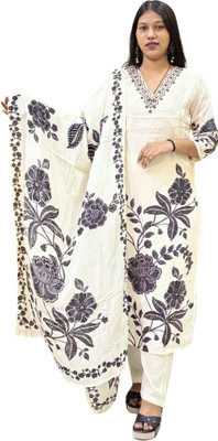SARA POSHAK Embroidered Kurta, Trouser/Pant & Dupatta Set